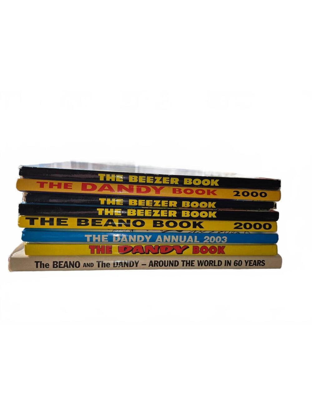 Beano Dandy Beezer Comic Annuals & Books Lot of 8 1987-2003 DC Thomson Hardcover
